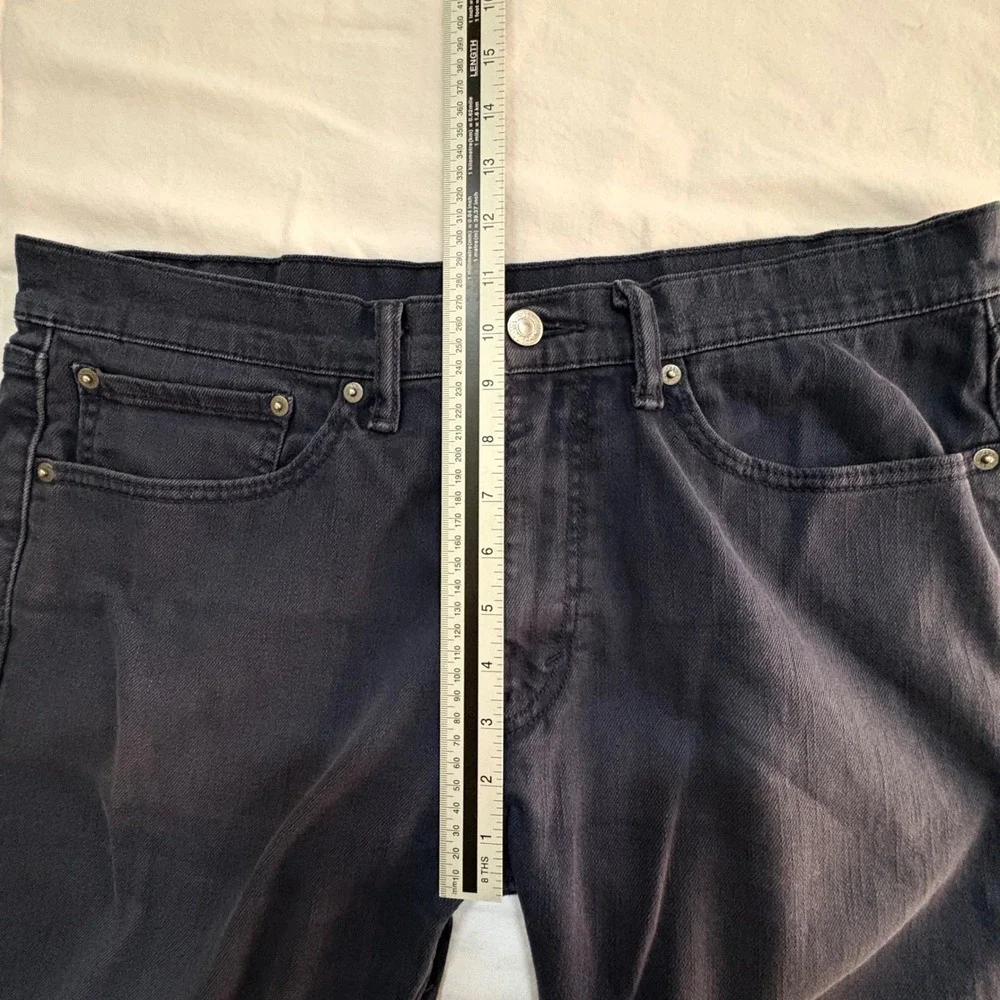 Levi's 505 Jeans Mens 34x30 Dark Wash Straight Leg Denim‎ Red Tab